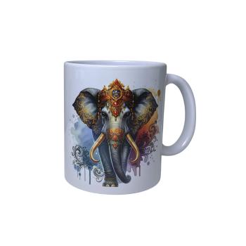 Keramiktasse Elefant Design Nr. 1 Kaffeebecher Teetasse Kaffeetasse - Artikel Nr. 1100087